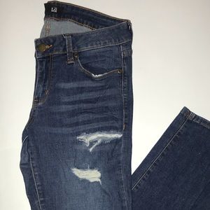 Forever 21 Premium Denim distressed jeans